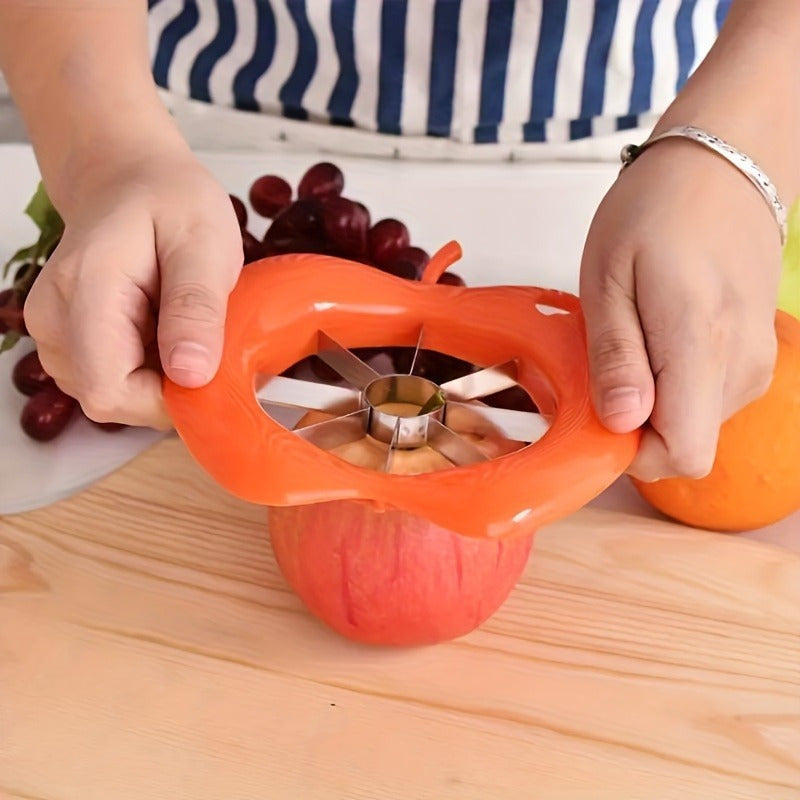 Stainless Steel Apple & Egg Slicer | Manual Kitchen Cutter Tool