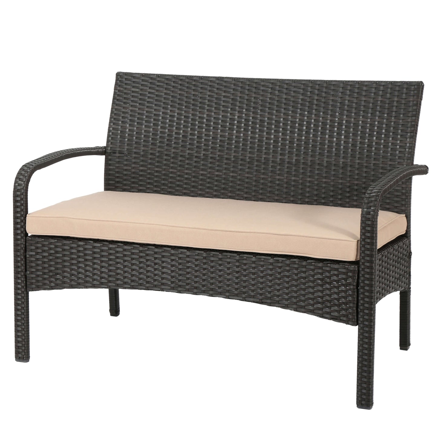 Outdoor WICKER 4 PC CHAT SET