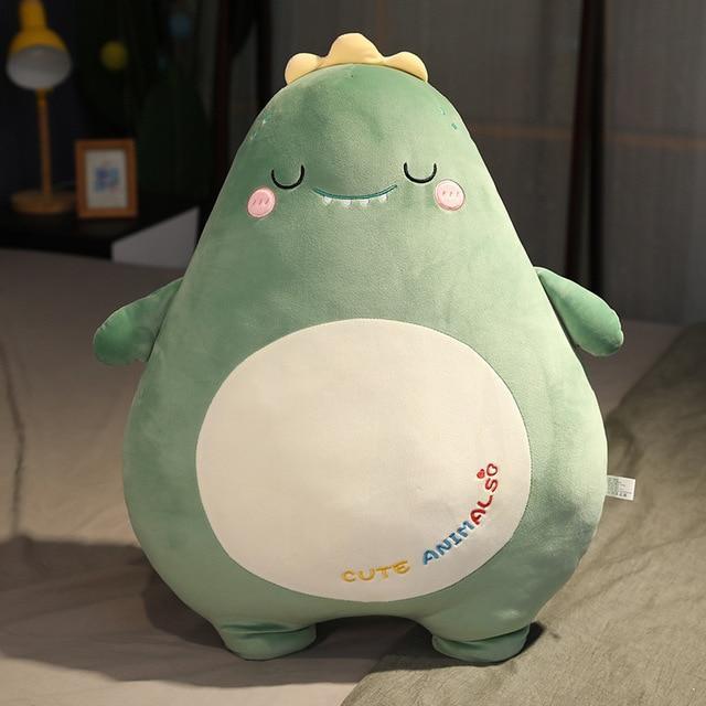 Cute Cartoon Dinosaur Plush Pillow Toy for Girls