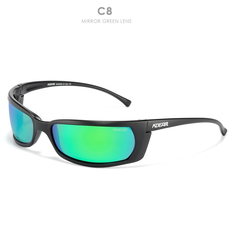 Square Sports Sunglasses Colorful Polarized Sunglasses Outdoor Glasses For Riding
