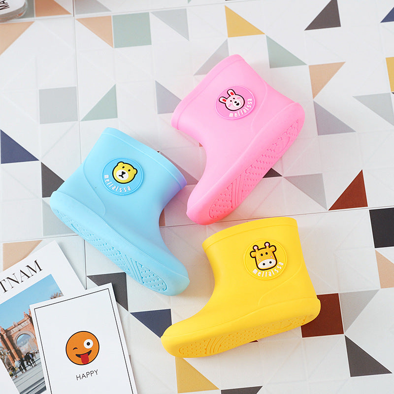 Children's Rain Boots Short Non-slip Waterproof