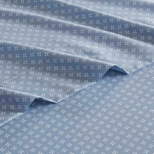 Floral Comforter Set With Bed Sheets | Blue Queen