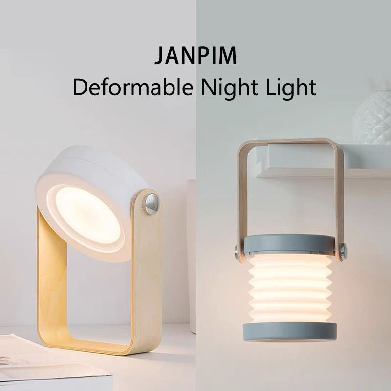 Foldable Touch Dimmable LED Night Light USB Rechargeable