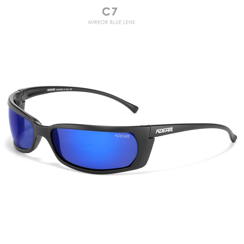 Square Sports Sunglasses Colorful Polarized Sunglasses Outdoor Glasses For Riding