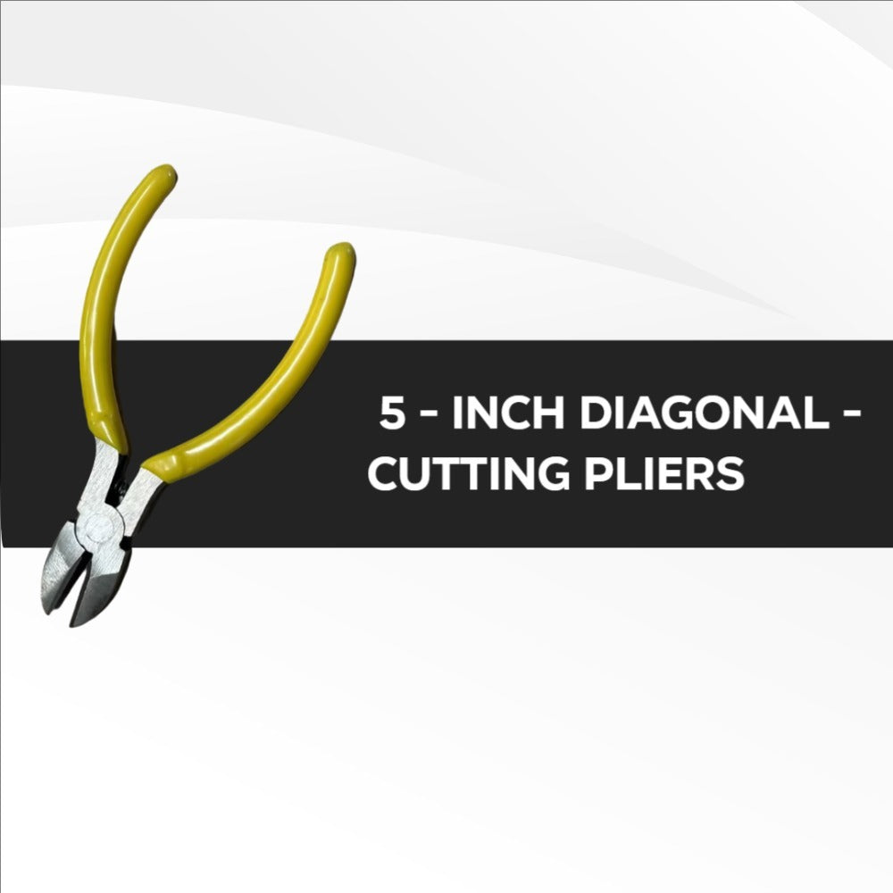 5-Inch Precision Diagonal Pliers | Sharp, Durable & Clean Cut