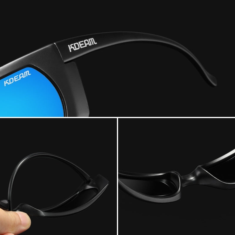 Square Sports Sunglasses Colorful Polarized Sunglasses Outdoor Glasses For Riding