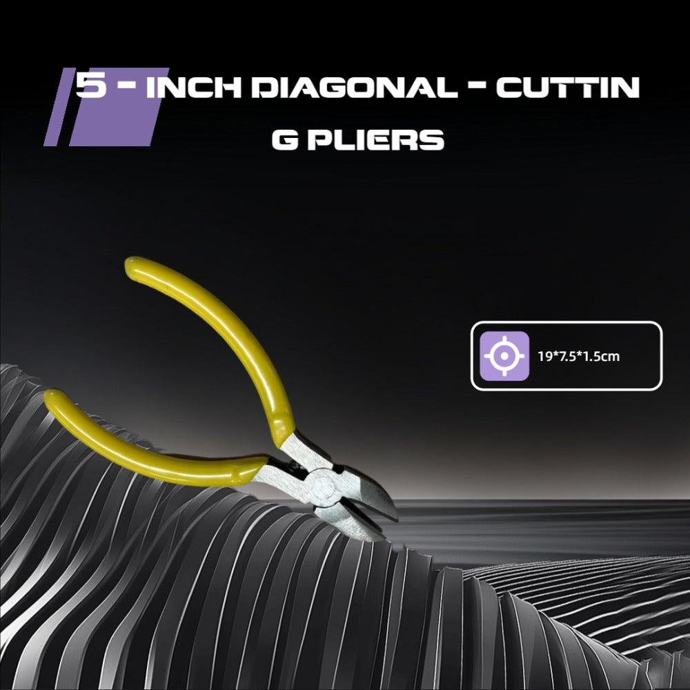 5-Inch Precision Diagonal Pliers | Sharp, Durable & Clean Cut