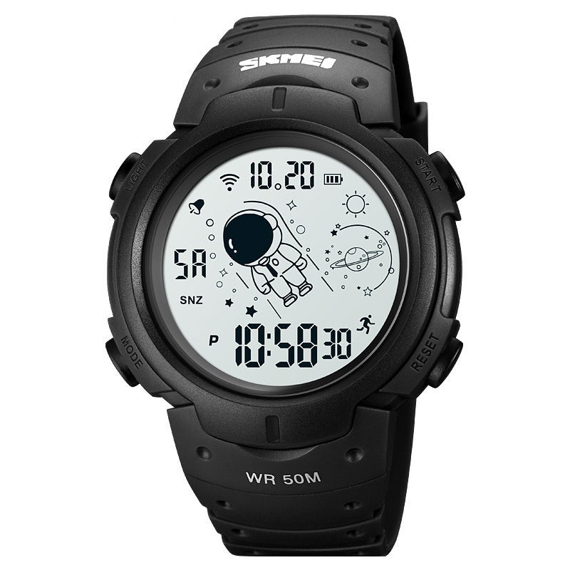 Multifunctional Spaceman Middle School Student Electronic Sports Watch