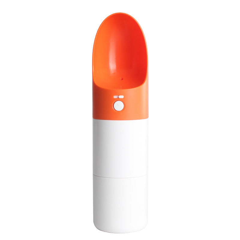 Splash-Proof Pet Water Bottle with One-Key Lock