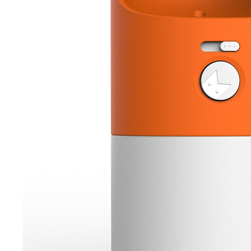 Splash-Proof Pet Water Bottle with One-Key Lock
