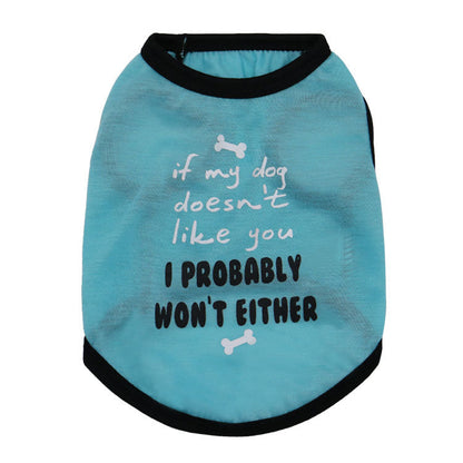 Lightweight And Breathable Pet Vest For Small Dogs
