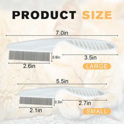 Pet Grooming Comb Kit Tear Stain & Massage Brush