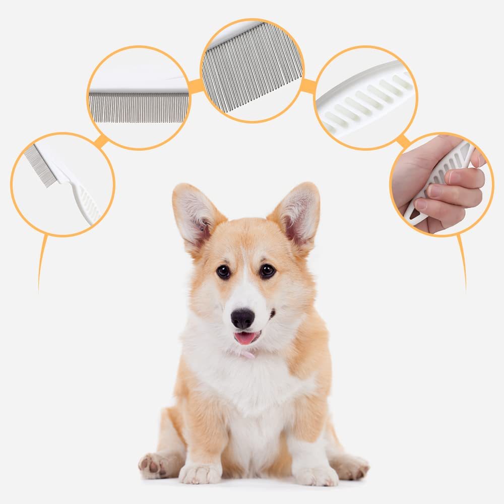 Pet Grooming Comb Kit Tear Stain & Massage Brush
