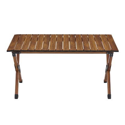 1-Piece Portable Folding Aluminum Table for Outdoor & Indoor Use