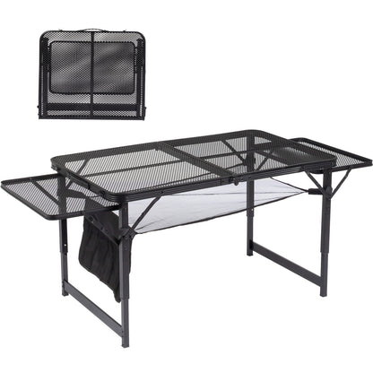 4.7 FT Black Outdoor Folding Table