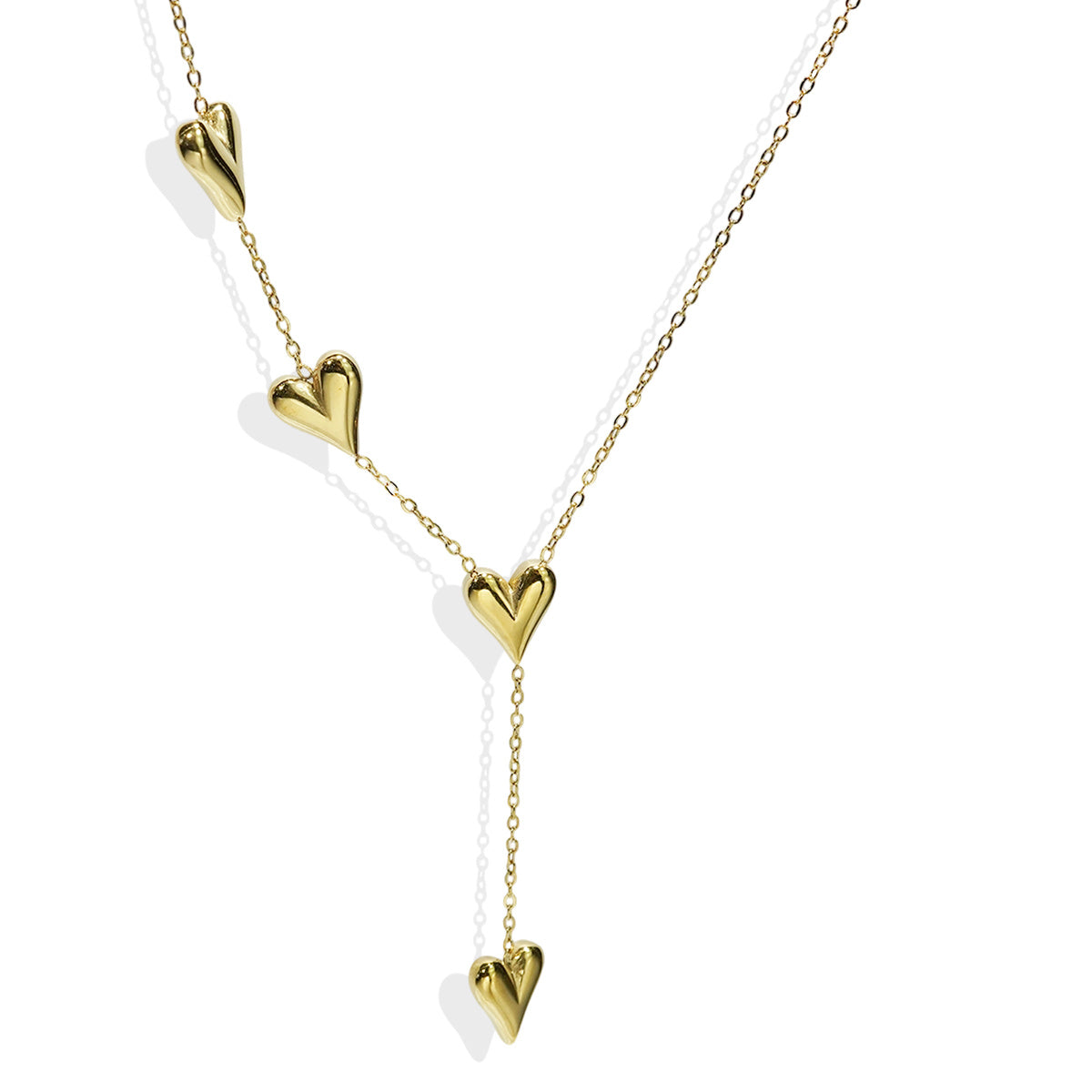 18K Gold Heart Necklace | Eco-Friendly Minimalist Gift