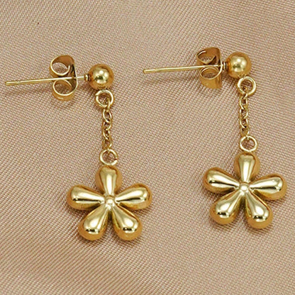 18K Lxalry Gold Floral Necklace & Earrings | Luxury Gift Set