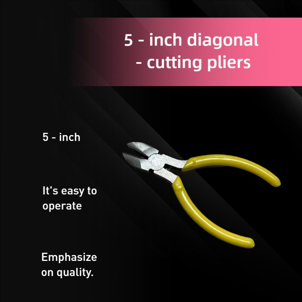 5-Inch Precision Diagonal Pliers | Sharp, Durable & Clean Cut
