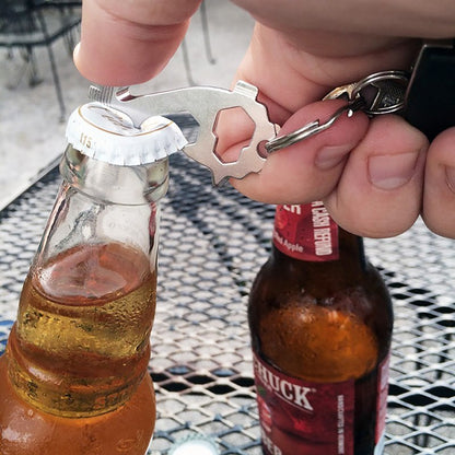 20-in-1 Pocket Multi Tool Key Ring | EDC Wrench, Screwdriver, Opener