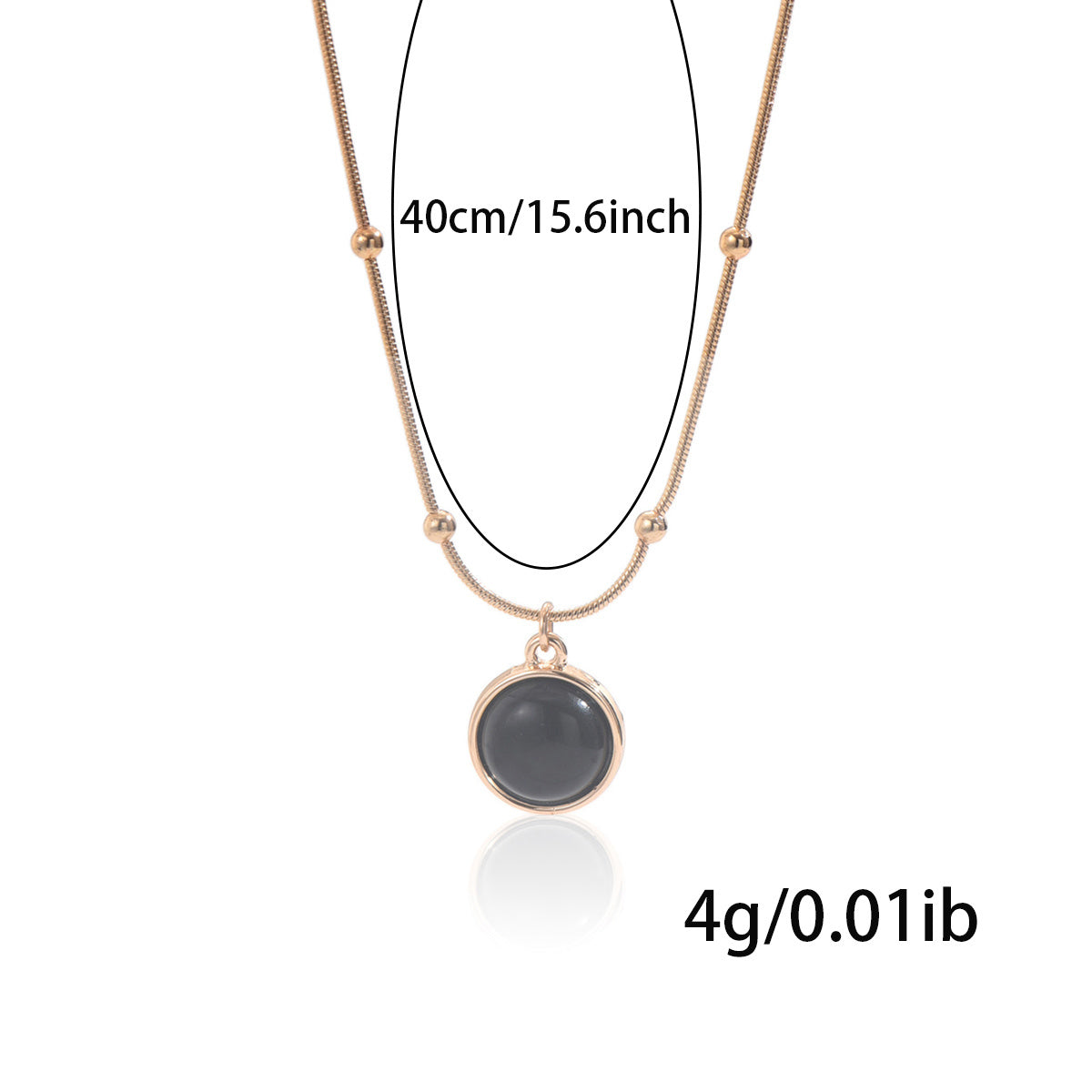 18K Gold Lxalry Mood Necklace | Color Changing Luxury Gift