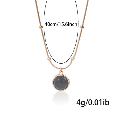 18K Gold Lxalry Mood Necklace | Color Changing Luxury Gift