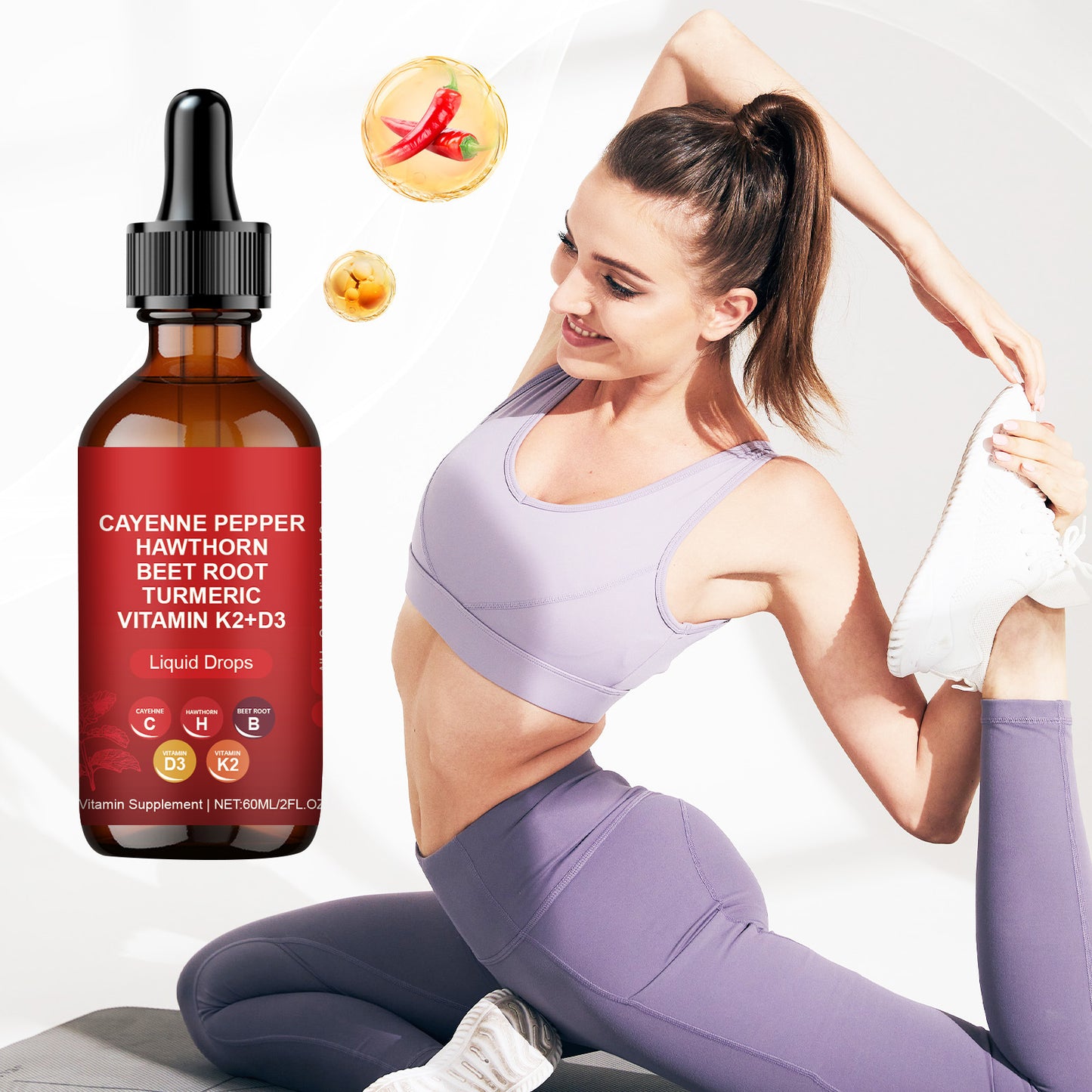 Natural Pepper Vitality & Comfort Care Drops – 60ml