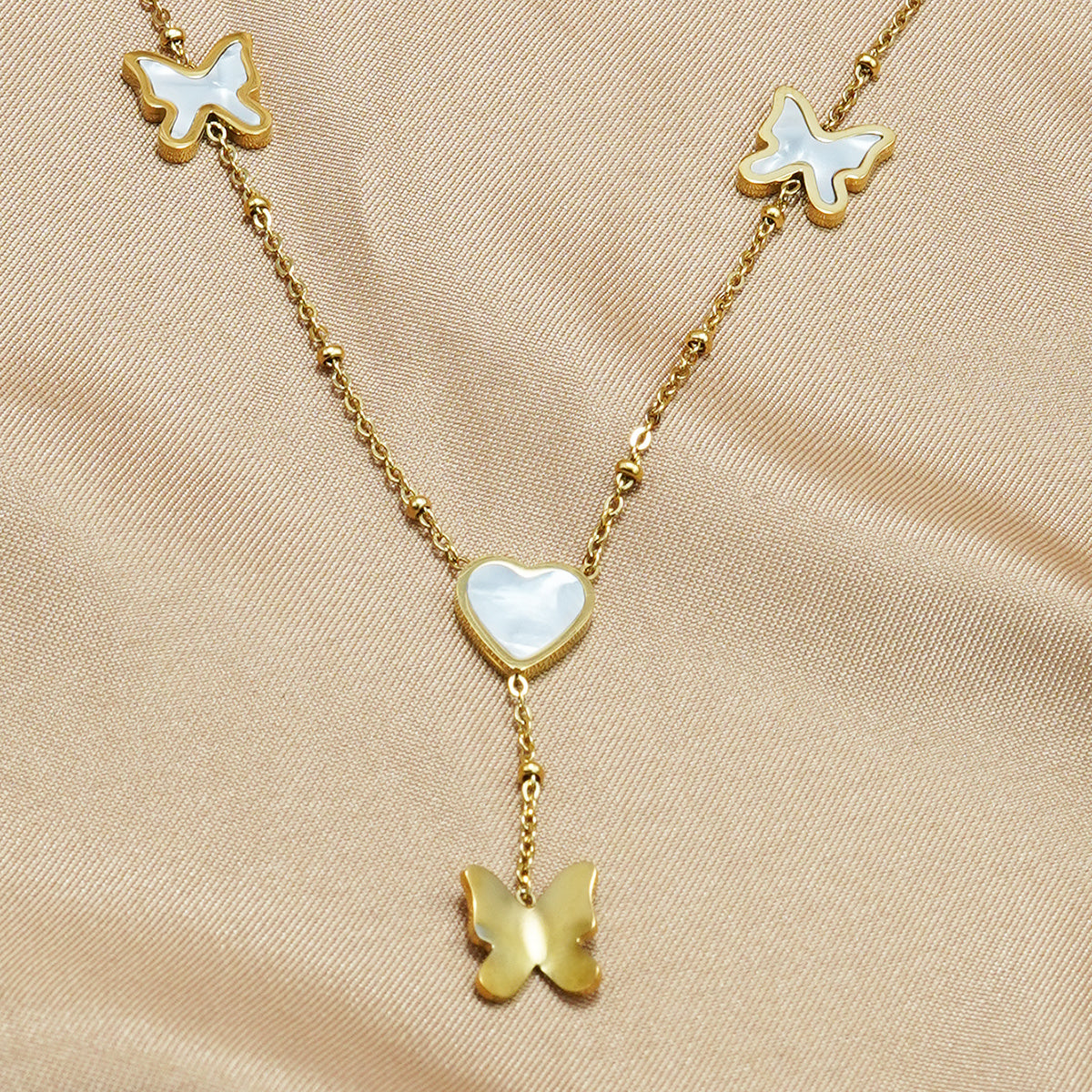 Lxalry Gold Butterfly Jewelry Set | Luxury Gift for Women
