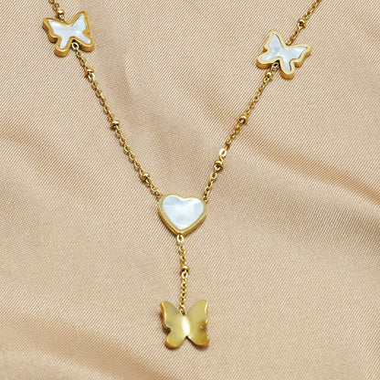Lxalry Gold Butterfly Jewelry Set | Luxury Gift for Women