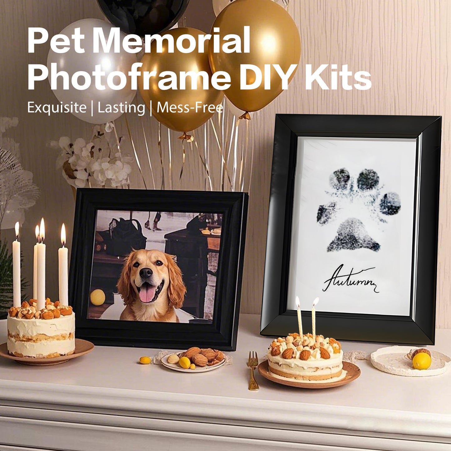 Pet Paw Print Keepsake Frame Kit | DIY Custom Memorial 2025
