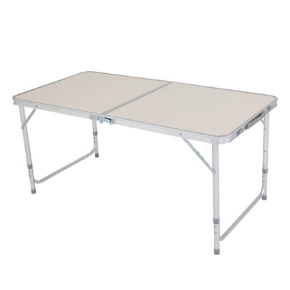 4 FT Silver Outdoor Folding Table
