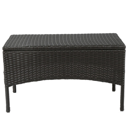 Outdoor WICKER 4 PC CHAT SET
