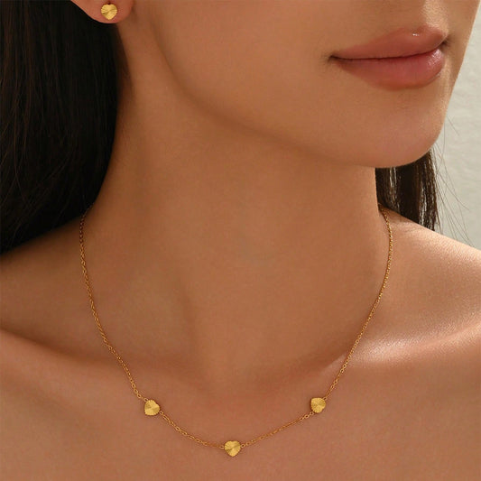 18K Gold Lxalry Mirror Ball Jewelry Set | Luxury Daily Gift Set