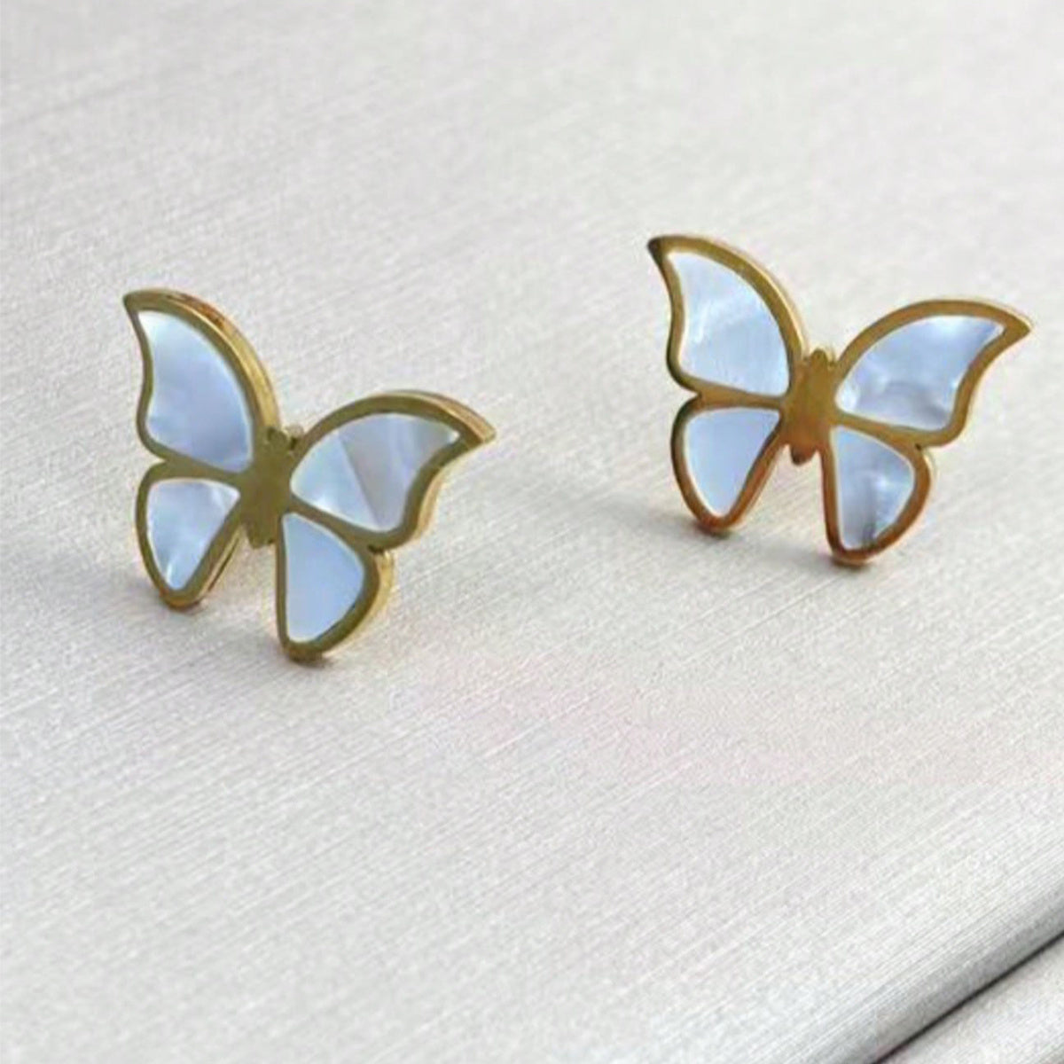 18K Gold Plated Butterfly Jewelry Set Lxalry | Hypoallergenic Gift