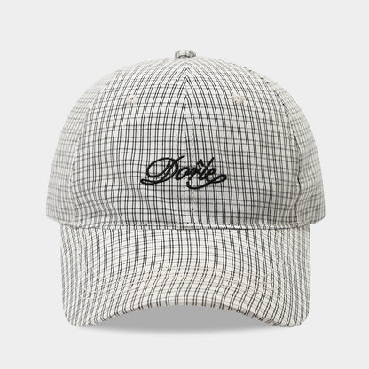 Korean Style Fashion All-match Plaid Peaked Cap Couple Sun Hat