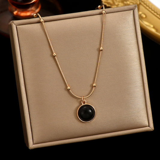 18K Gold Lxalry Mood Necklace | Color Changing Luxury Gift