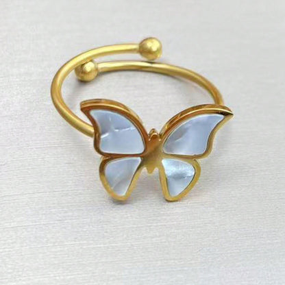 18K Gold Plated Butterfly Jewelry Set Lxalry | Hypoallergenic Gift