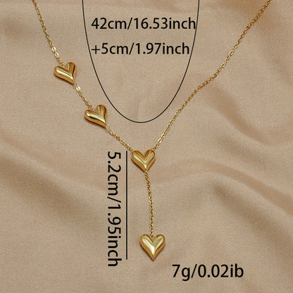 18K Gold Heart Necklace | Eco-Friendly Minimalist Gift
