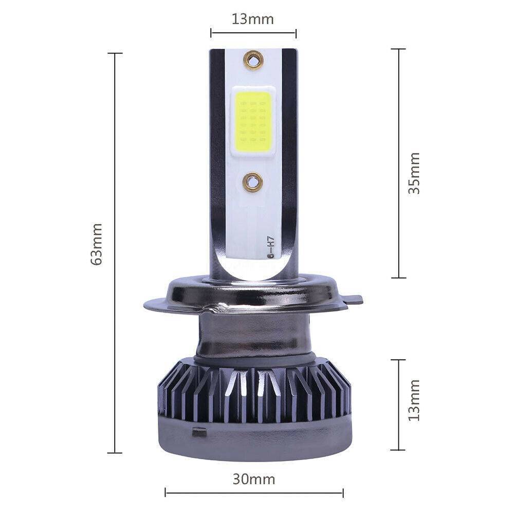 H7 LED Headlight Bulbs | 8000K Blue, 26000LM (Pair)