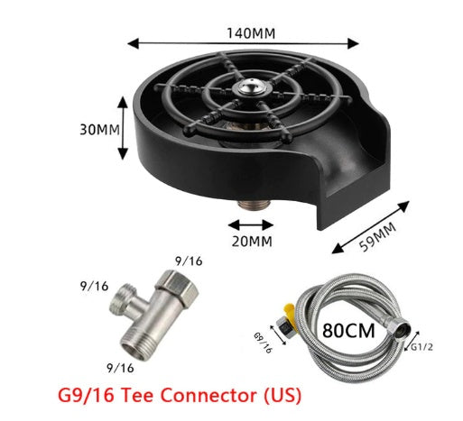 High-Pressure Sink Cup Washer for Coffee Bar