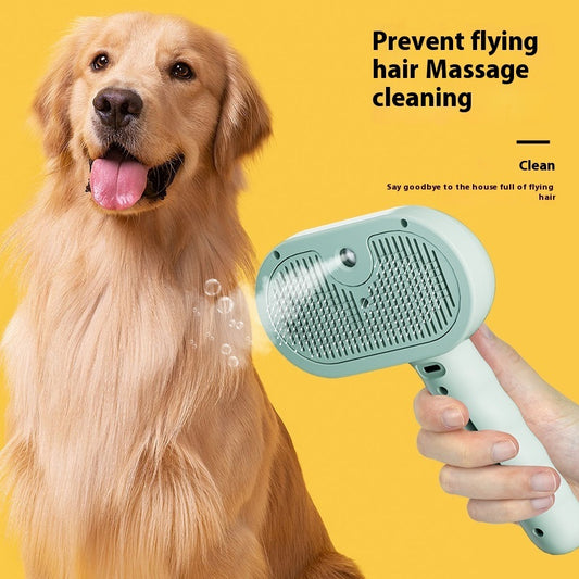 Pet Hair Remover Comb Spray Brush for Cats & Dogs Grooming
