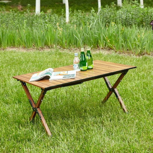 1-Piece Portable Folding Aluminum Table for Outdoor & Indoor Use