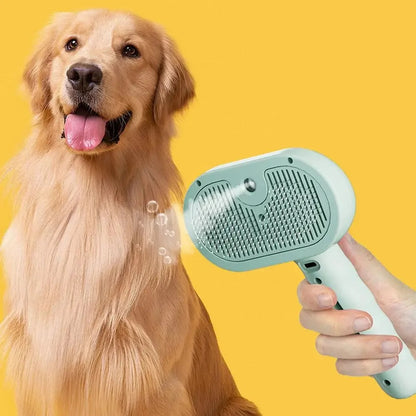 Pet Hair Remover Comb Spray Brush for Cats & Dogs Grooming