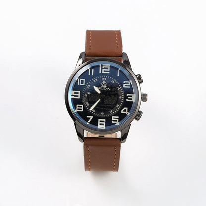 Belt Men's Digital Dial Quartz Watch
