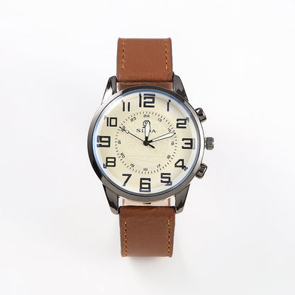 Belt Men's Digital Dial Quartz Watch