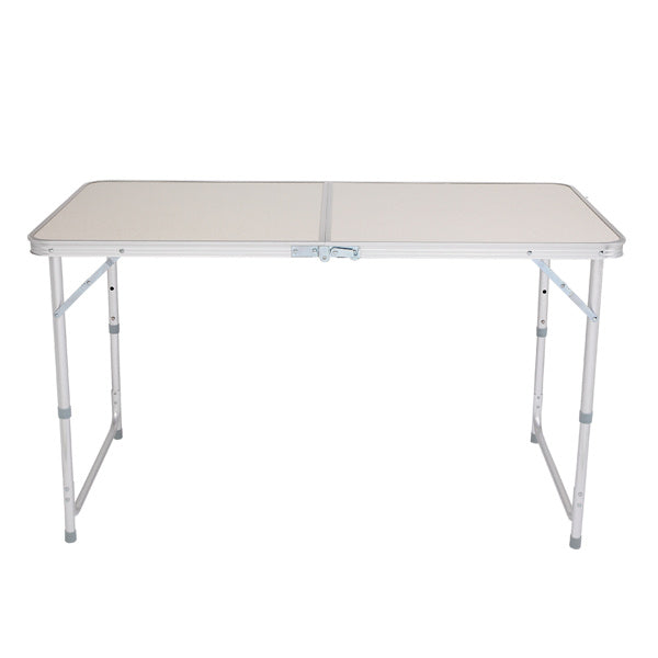 4 FT Silver Outdoor Folding Table