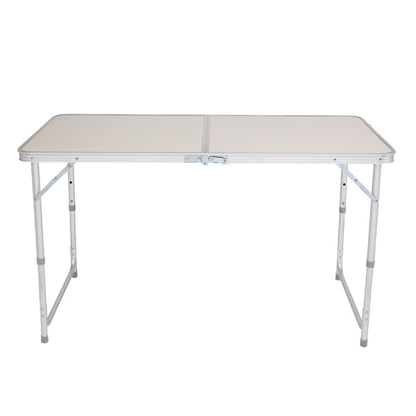 4 FT Silver Outdoor Folding Table
