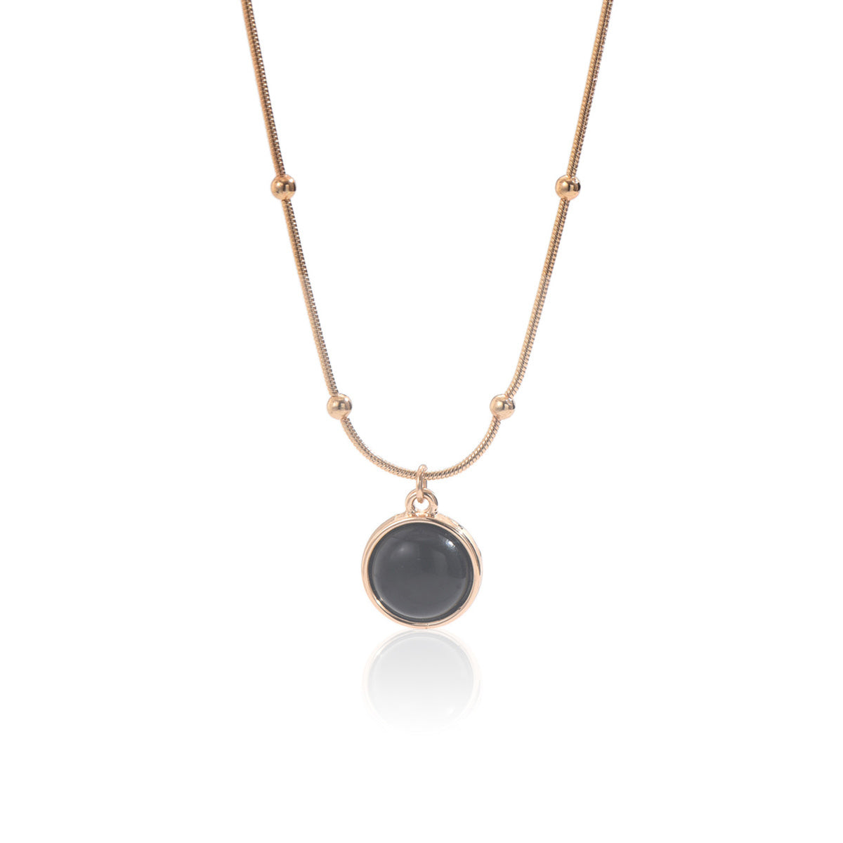 18K Gold Lxalry Mood Necklace | Color Changing Luxury Gift
