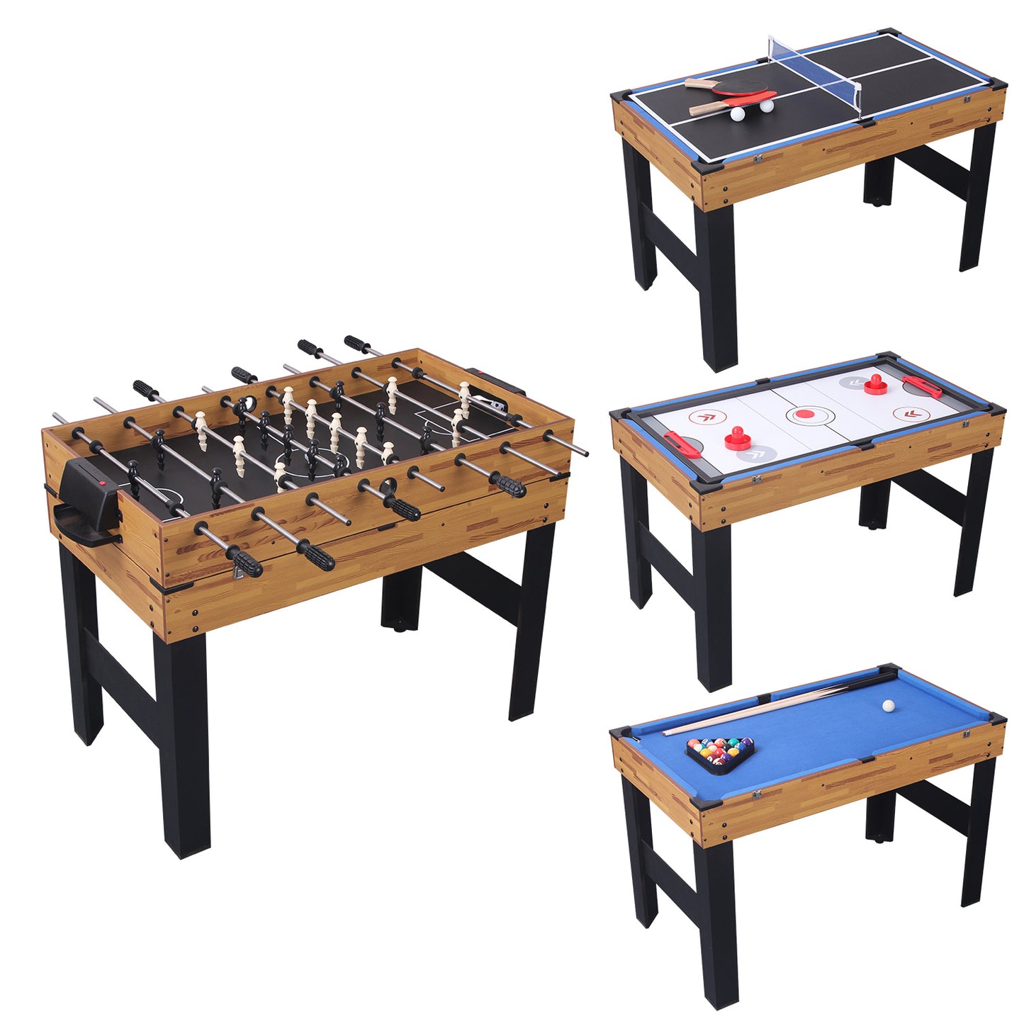 448 inch Folding Multi-Game Table | Indoor/Outdoor Fun for Kids & Adults