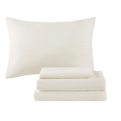 12 Piece Comforter Set With Cotton Bed Sheets | Blue Queen