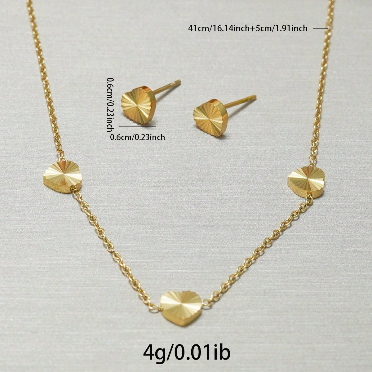 18K Gold Lxalry Mirror Ball Jewelry Set | Luxury Daily Gift Set
